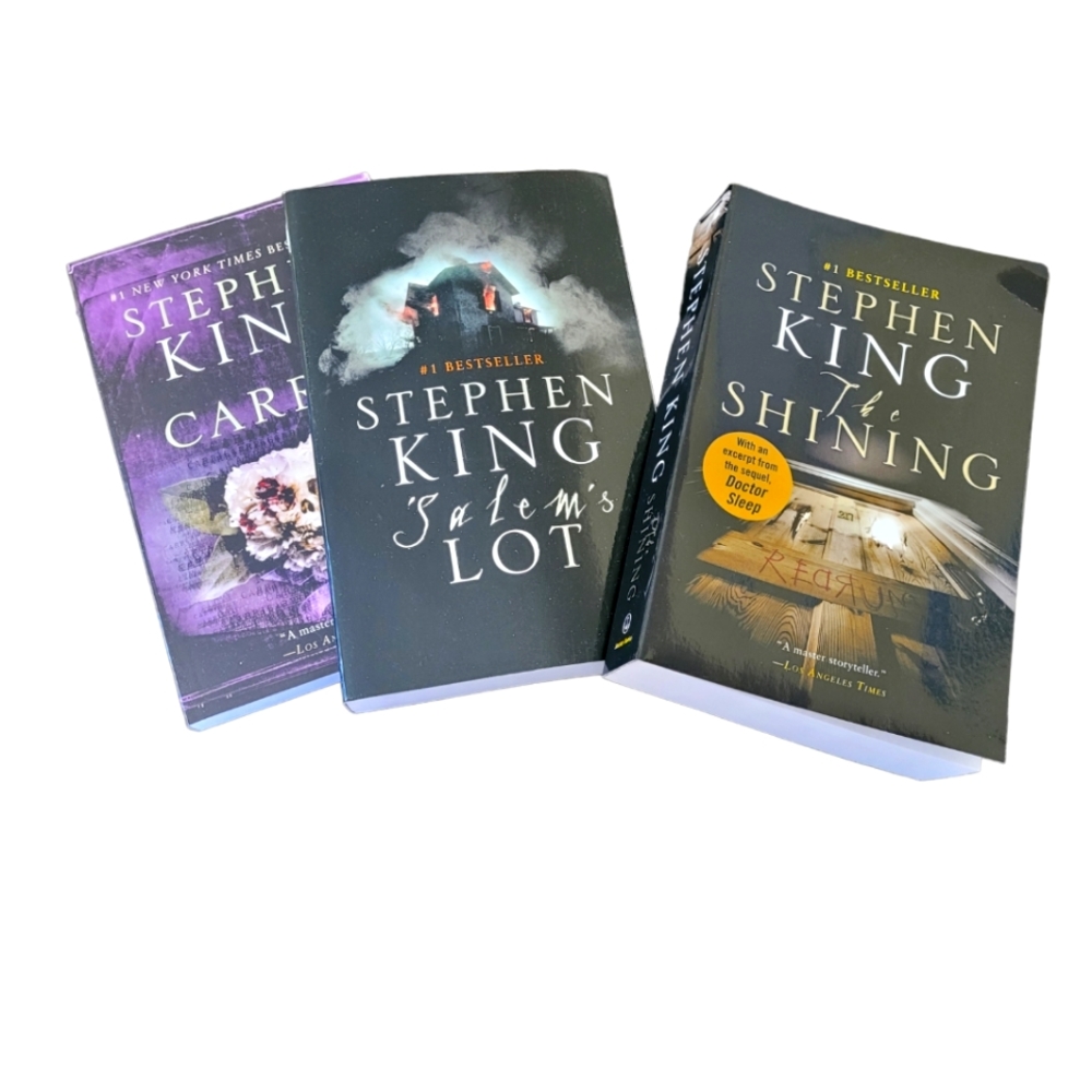 STEPHEN KING BOX SET: CARRIE, SALEM'S LOT, THE SHINING
